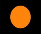 Черный флаг с оранжевым кругом, чтобы предупредить водителя, что его автомобиль имеет технические проблемы